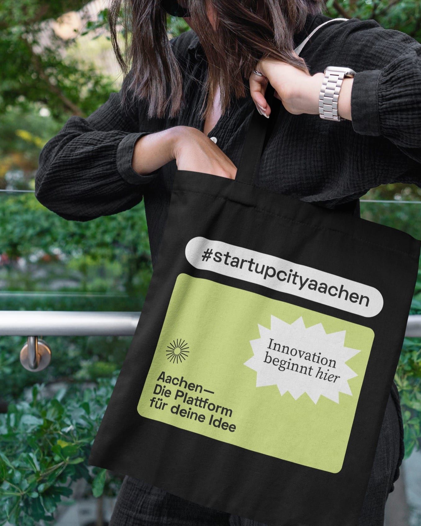 STARTUPCITY AACHEN REBELKO Aachen Corporate Design Branding Agentur Social Media Marketing Kampagne TOTE BAGS JUTEBEUTEL 2